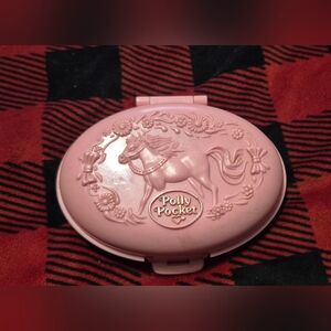 Vintage Blue Bird Polly Pocket 1995 Shetland Pony Stable